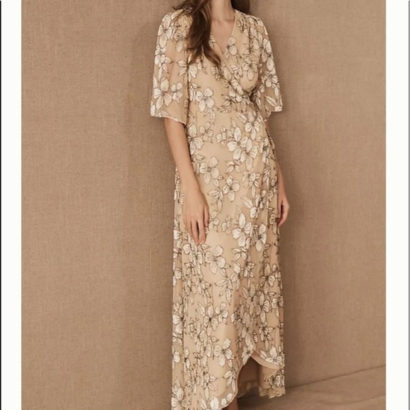 BHLDN Dresses & Skirts - BHLDN BLOOMSBURY MAXI DRESS CREAM